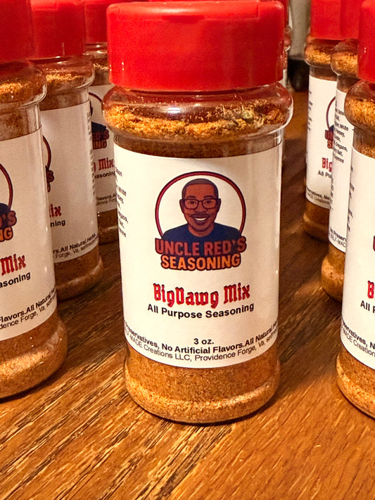 (Copy) SOLD IN VIRGINIA ONLY Uncle Red’s BigDawg Mix – Signature All Purpose Seasoning 3oz