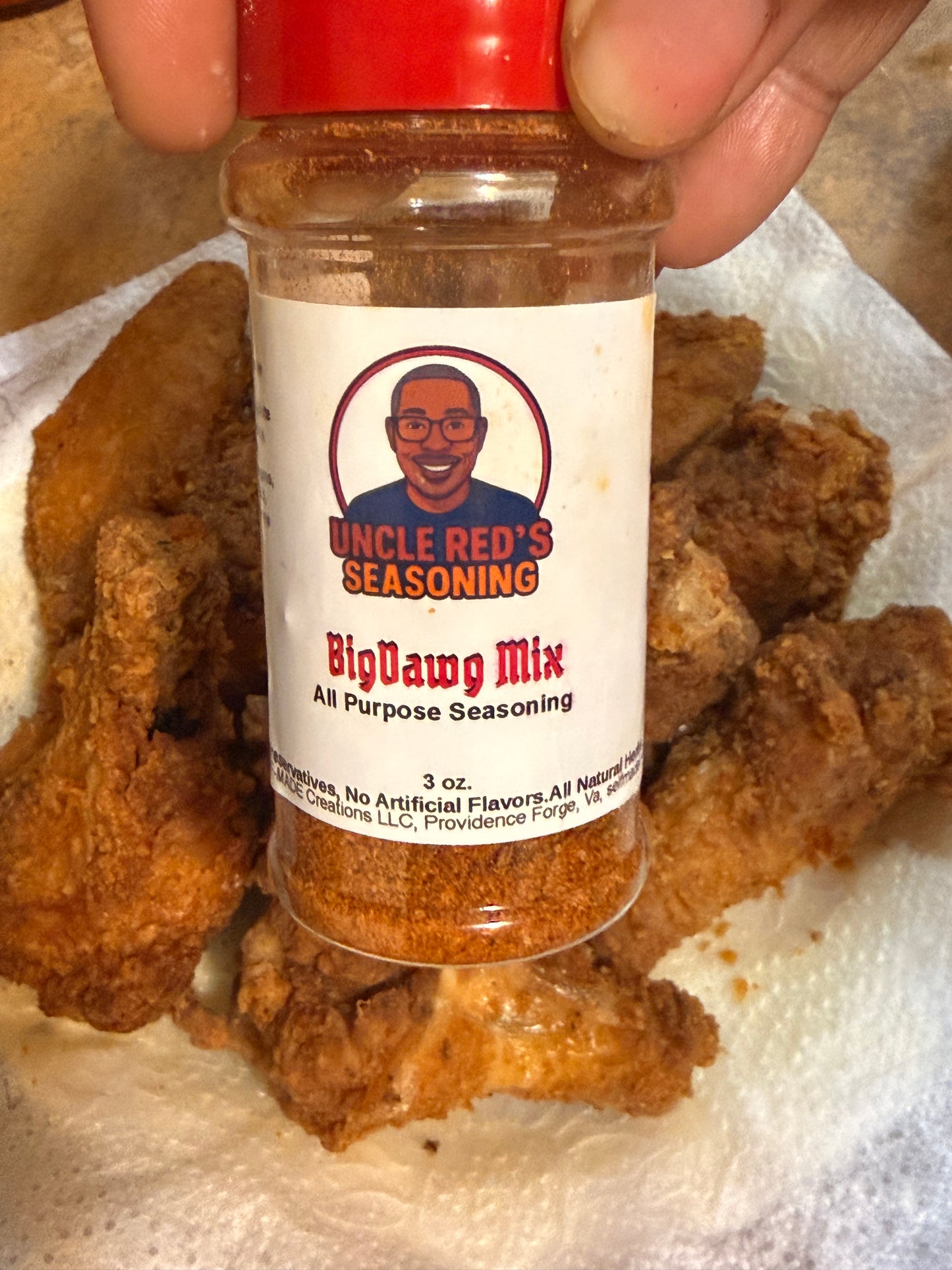 (Copy) SOLD IN VIRGINIA ONLY Uncle Red’s BigDawg Mix – Signature All Purpose Seasoning 3oz