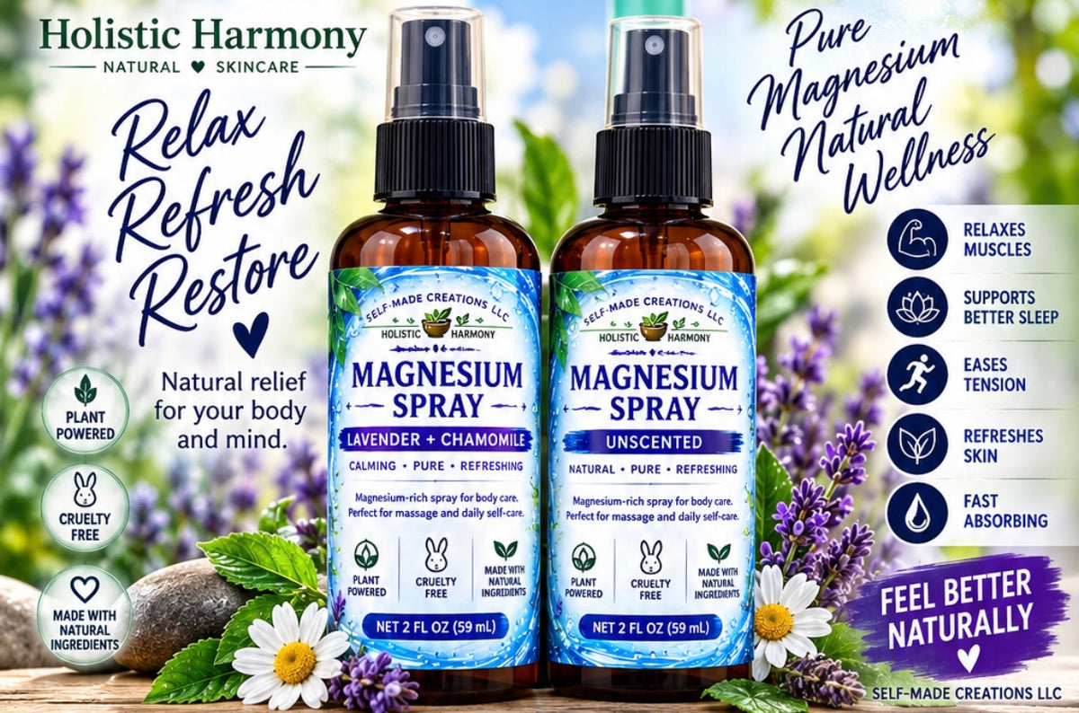 Magnesium Oil Spray- 100% Natural muscle Relief & Relaxation 4oz