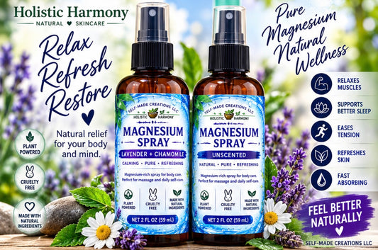 Magnesium Oil Spray- 100% Natural muscle Relief & Relaxation 4oz